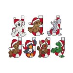 Candy Cane Critters Combo I (image for) Candy Cane Critters Combo I